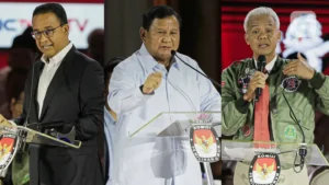 Ganjar Unggul di Debat Capres Ketiga, Prabowo di Urutan Ketiga